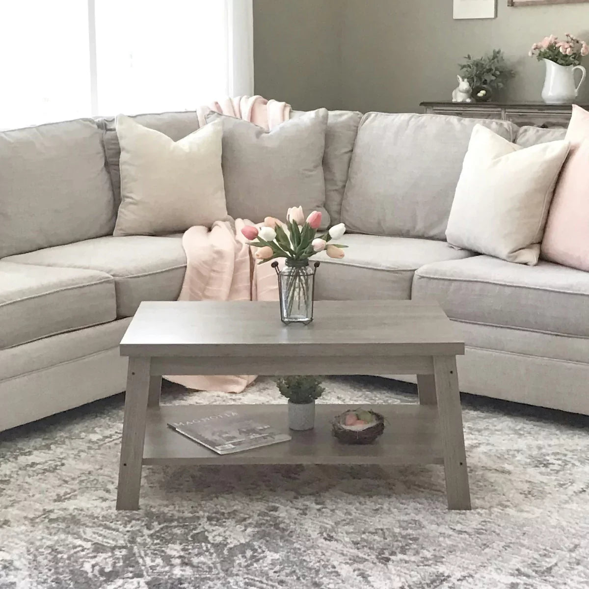 How to Style a Solid Wood Coffee Table Like an Interior Designer