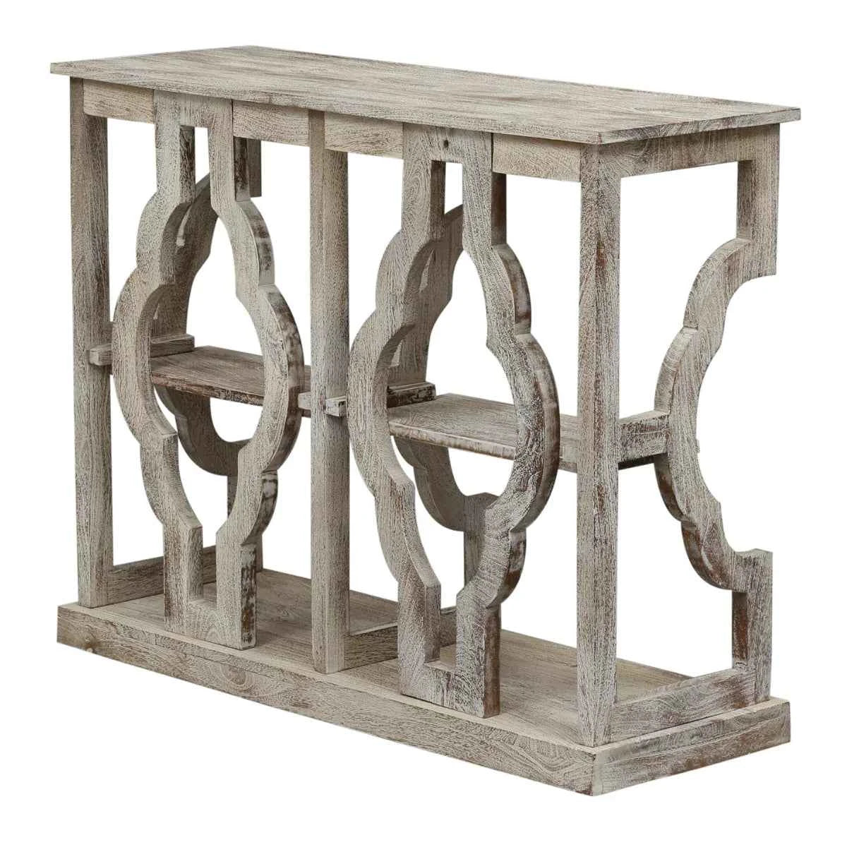 Astoria Rustic Open Console Table
