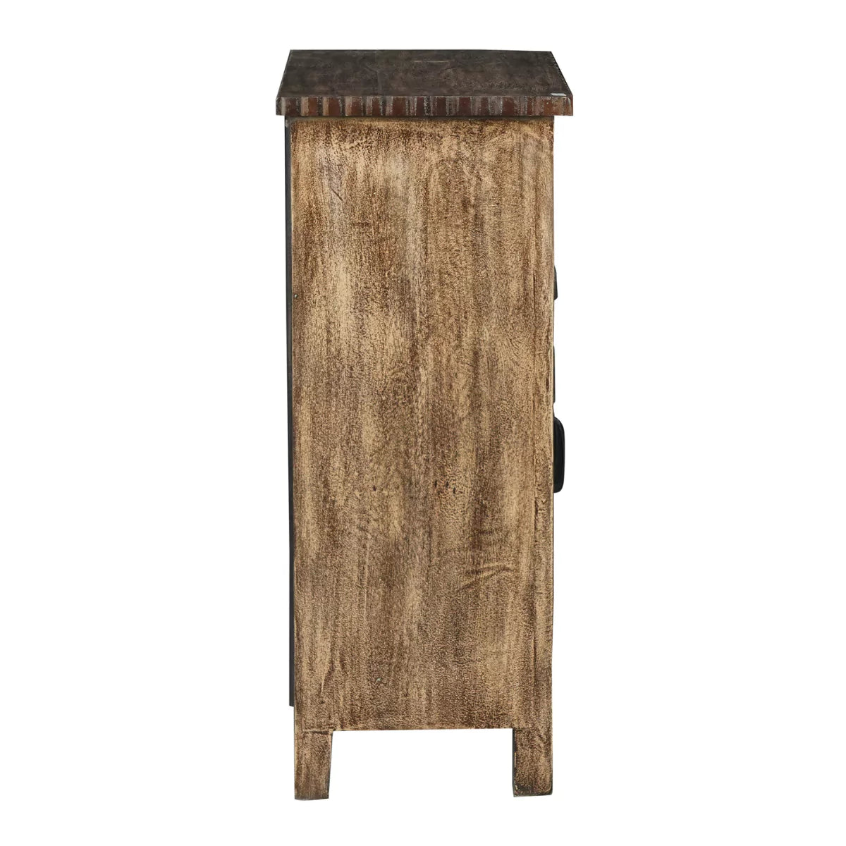 Calaveras Traditional Hand Carved Wooden Small Sideboard