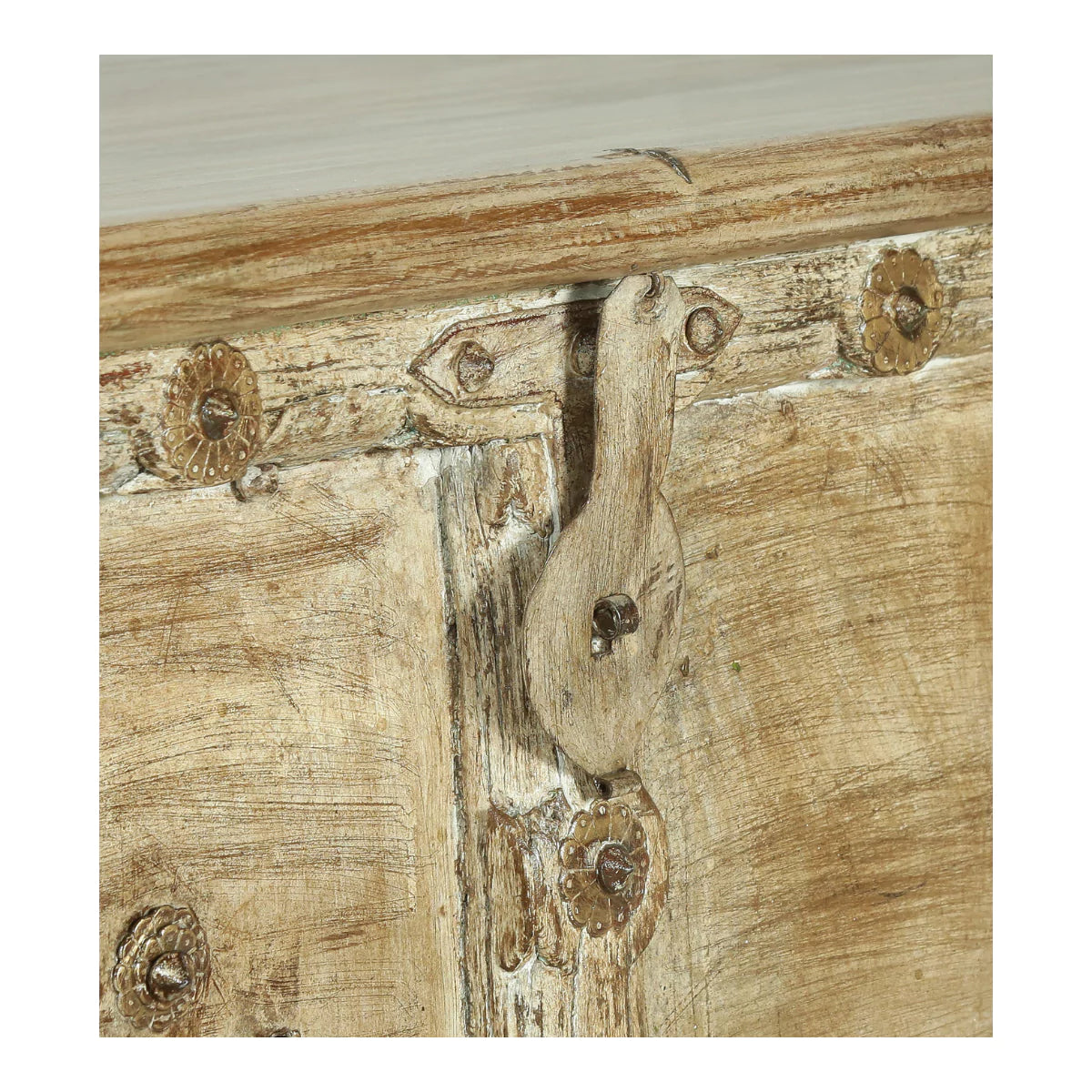 Camden Ridge Rustic Distressed Vintage Wooden Trunk Storage Box