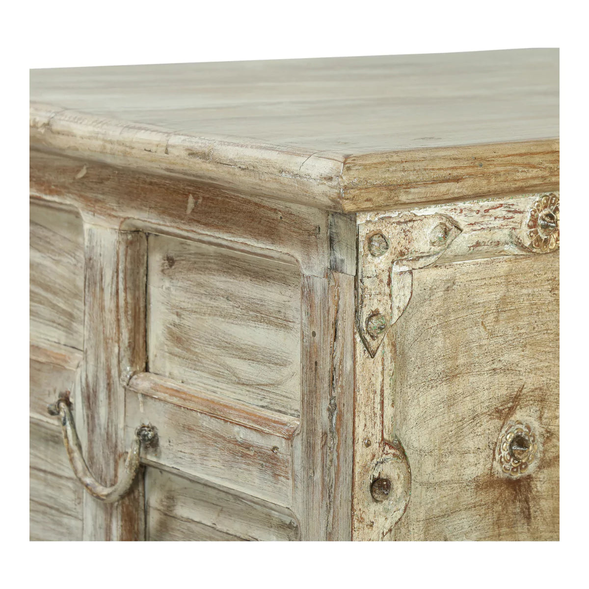 Camden Ridge Rustic Distressed Vintage Wooden Trunk Storage Box