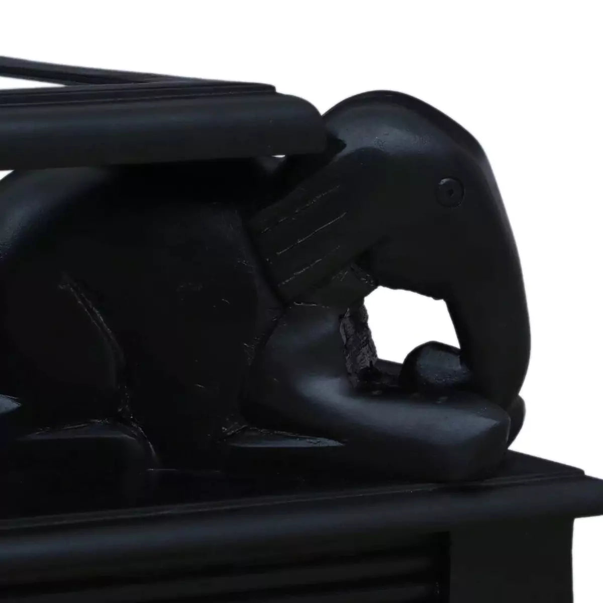 Henderson Solid Wood Black Glass Top Coffee Table