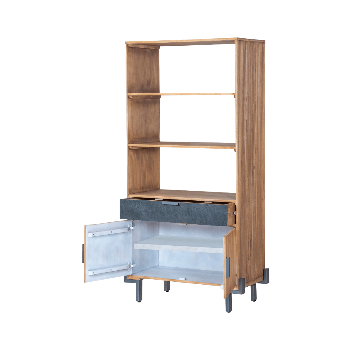 Mirevana Modern Solid Wood Bookcase