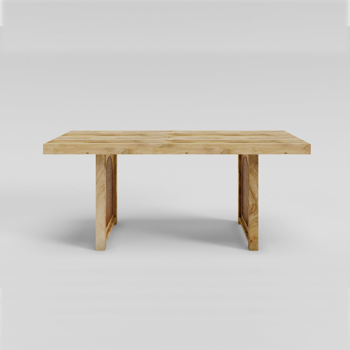 Newcastle Rattan Legs Dining Table