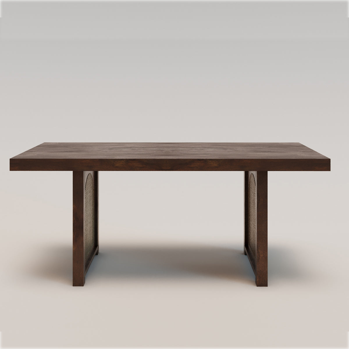 Newcastle Rattan Legs Dining Table