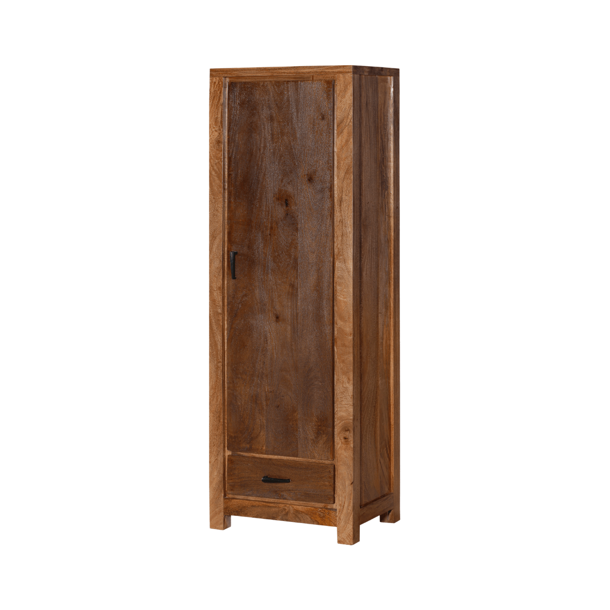 Orvencia Solid Wood Tall Narrow Wardrobe