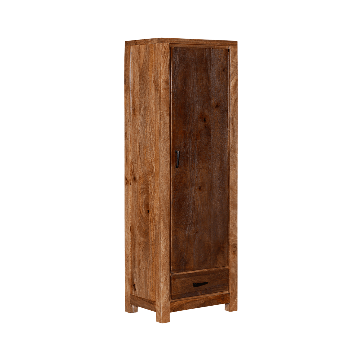 Orvencia Solid Wood Tall Narrow Wardrobe
