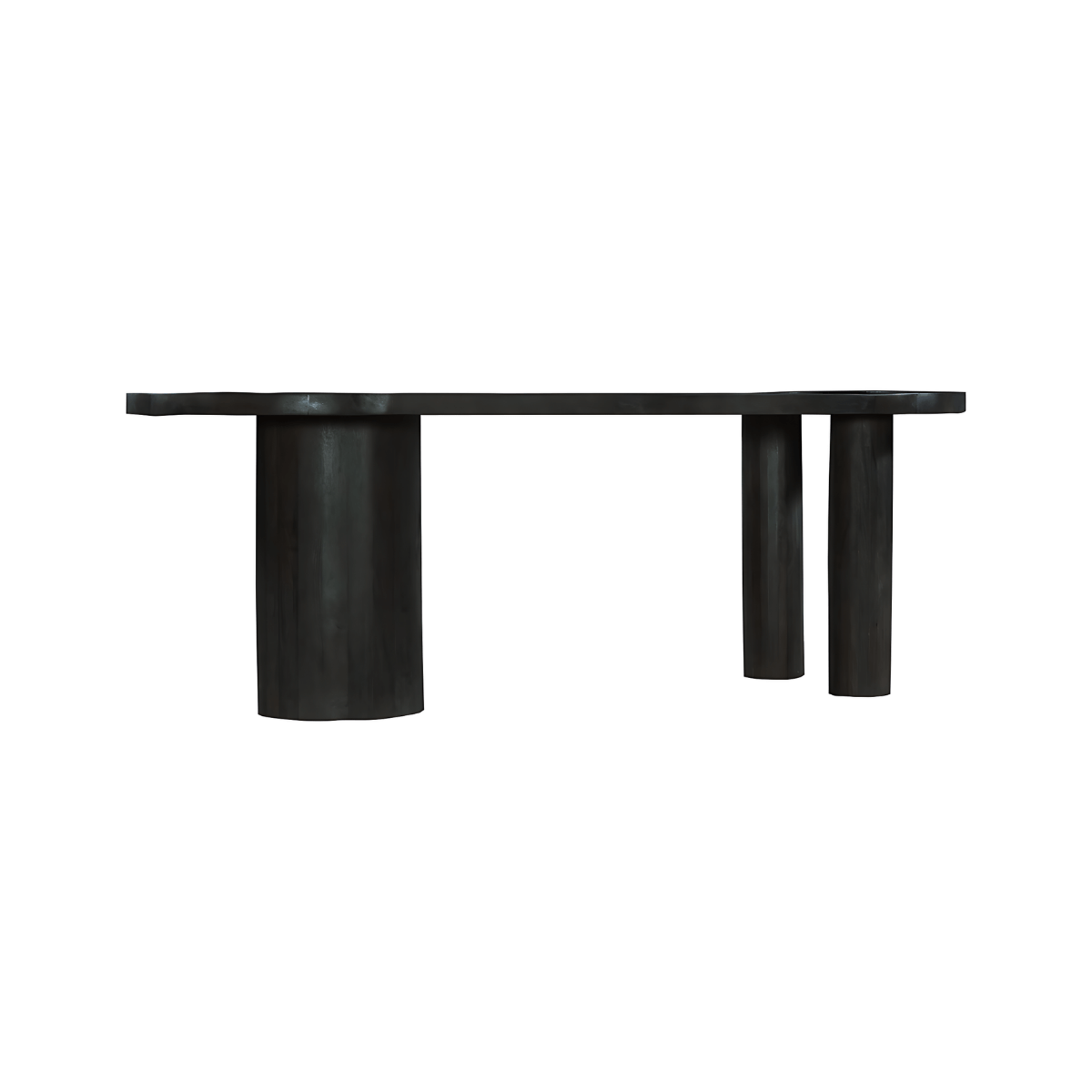 Bloomington Solid Wood Black Dining Table - Oak & Loom