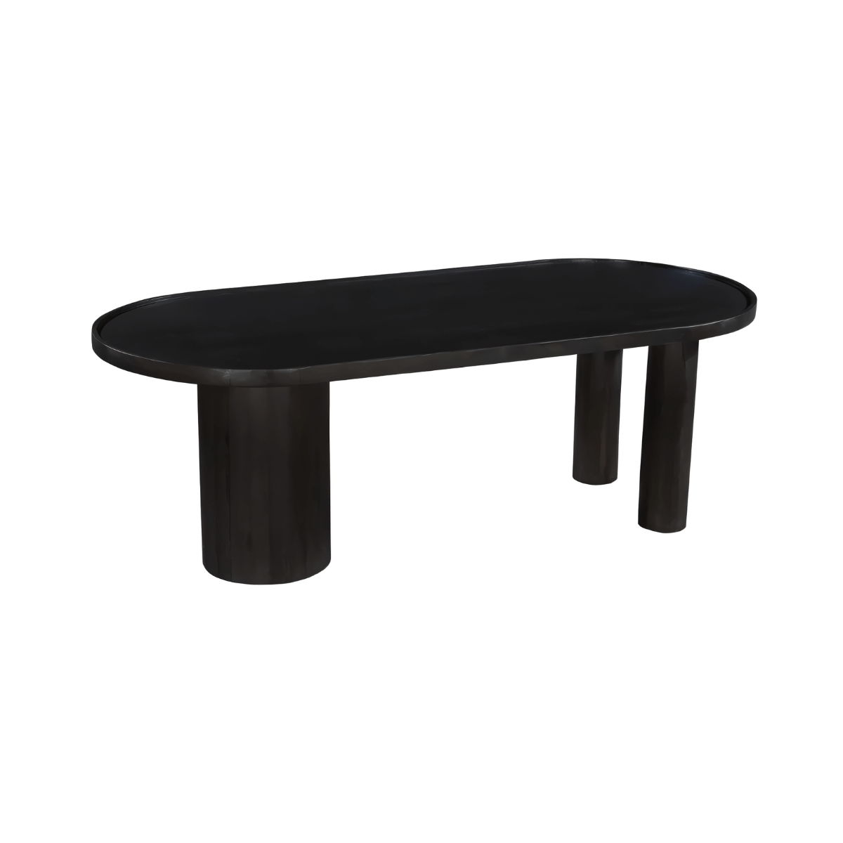 Bloomington Solid Wood Black Dining Table - Oak & Loom