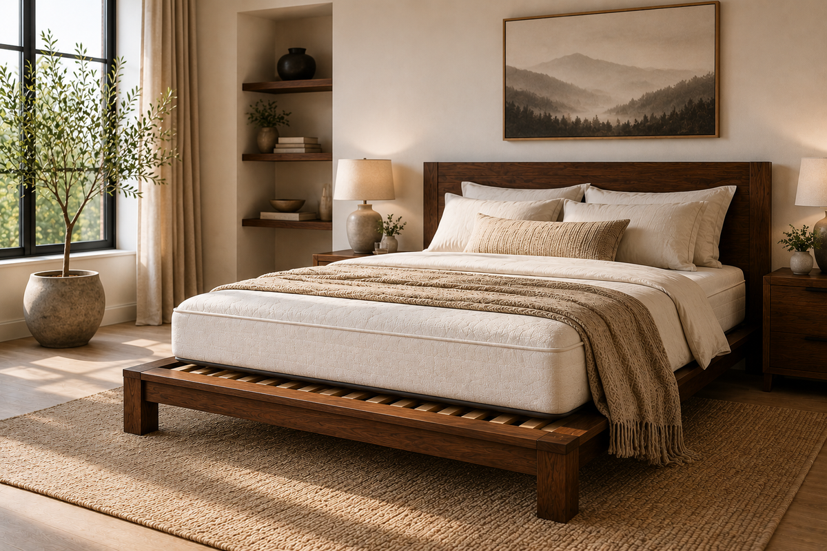 Best Mattress for Solid Wood Slat Bed Frame: US Guide – Oak And Loom