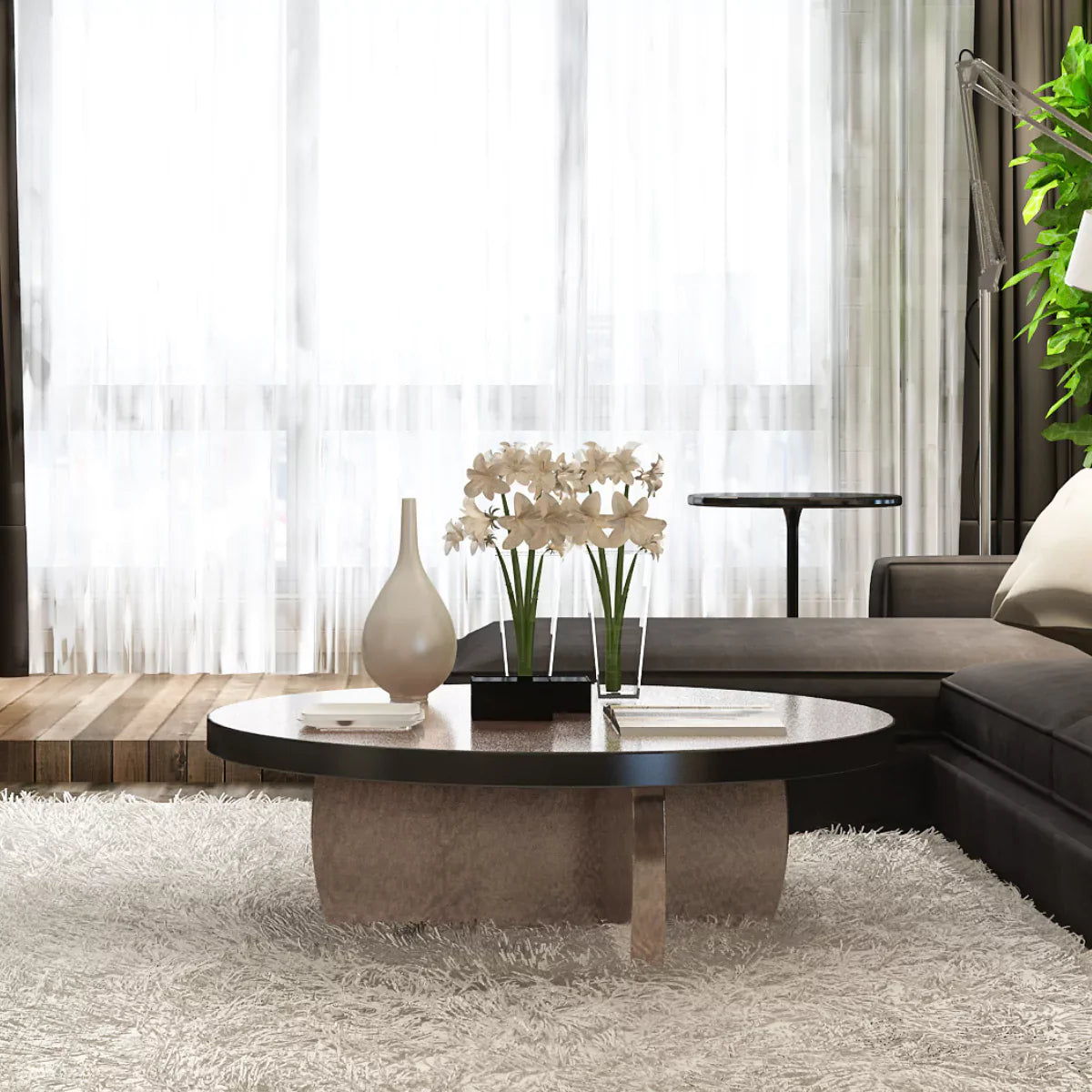 Choosing Between Rectangular and Round Solid Wood Coffee Tables with Storage