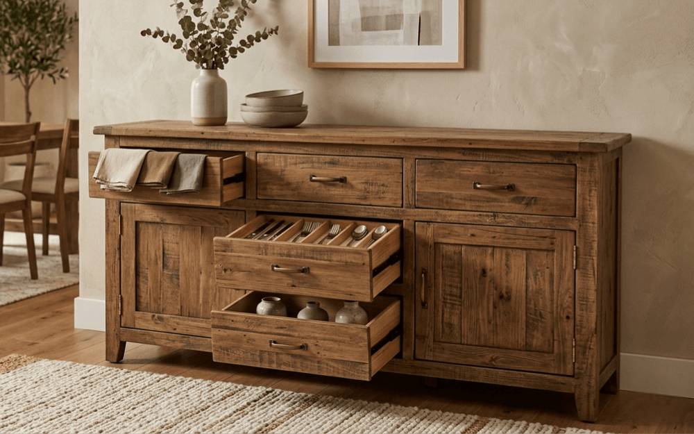 Rustic Sideboards with Drawers: Features, Storage & Top Picks – Oak & Loom