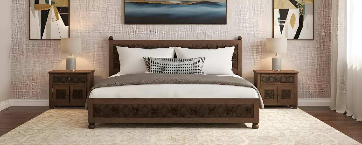Solid Wood Beds and Frames
