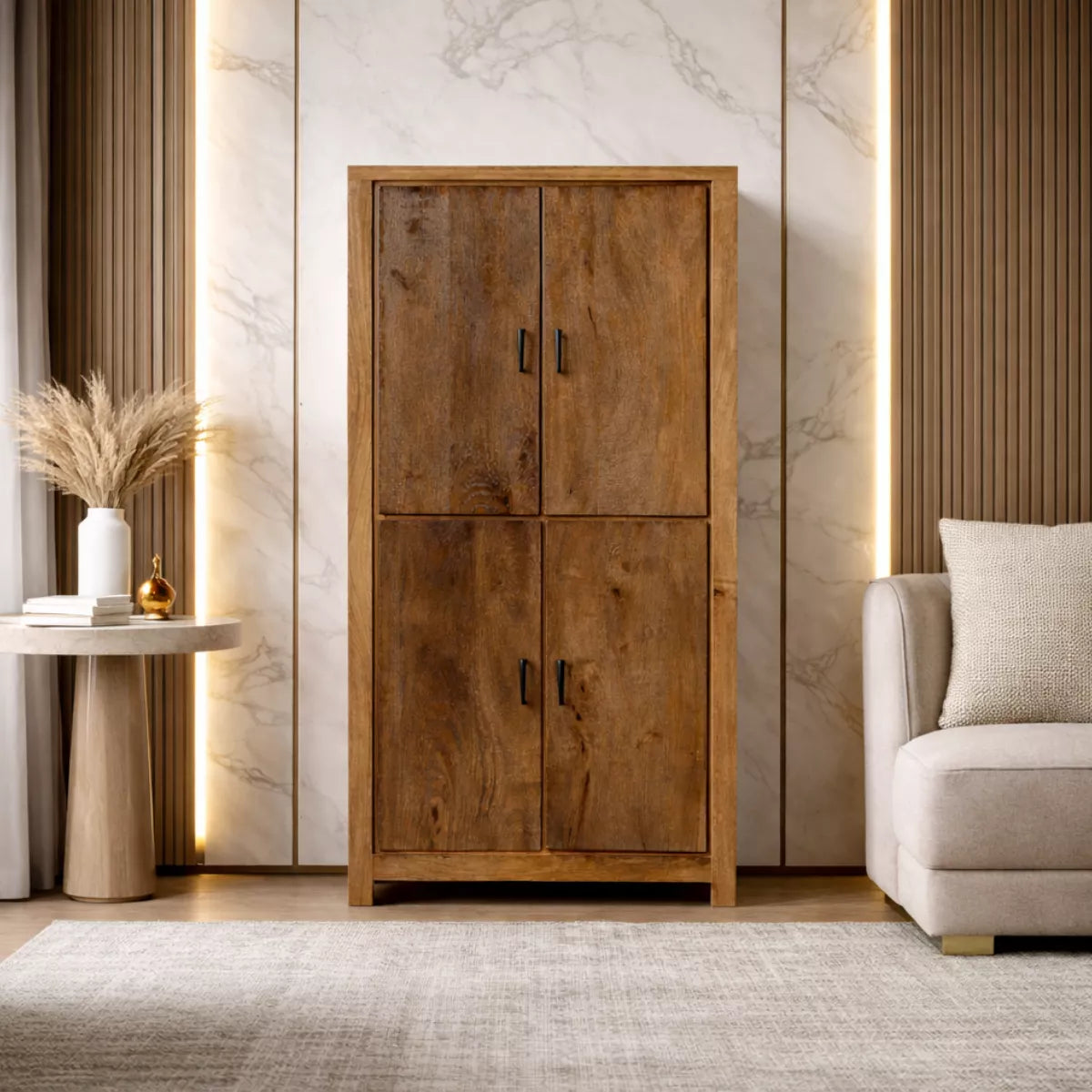 Solid Wood Wardrobes and Armoires