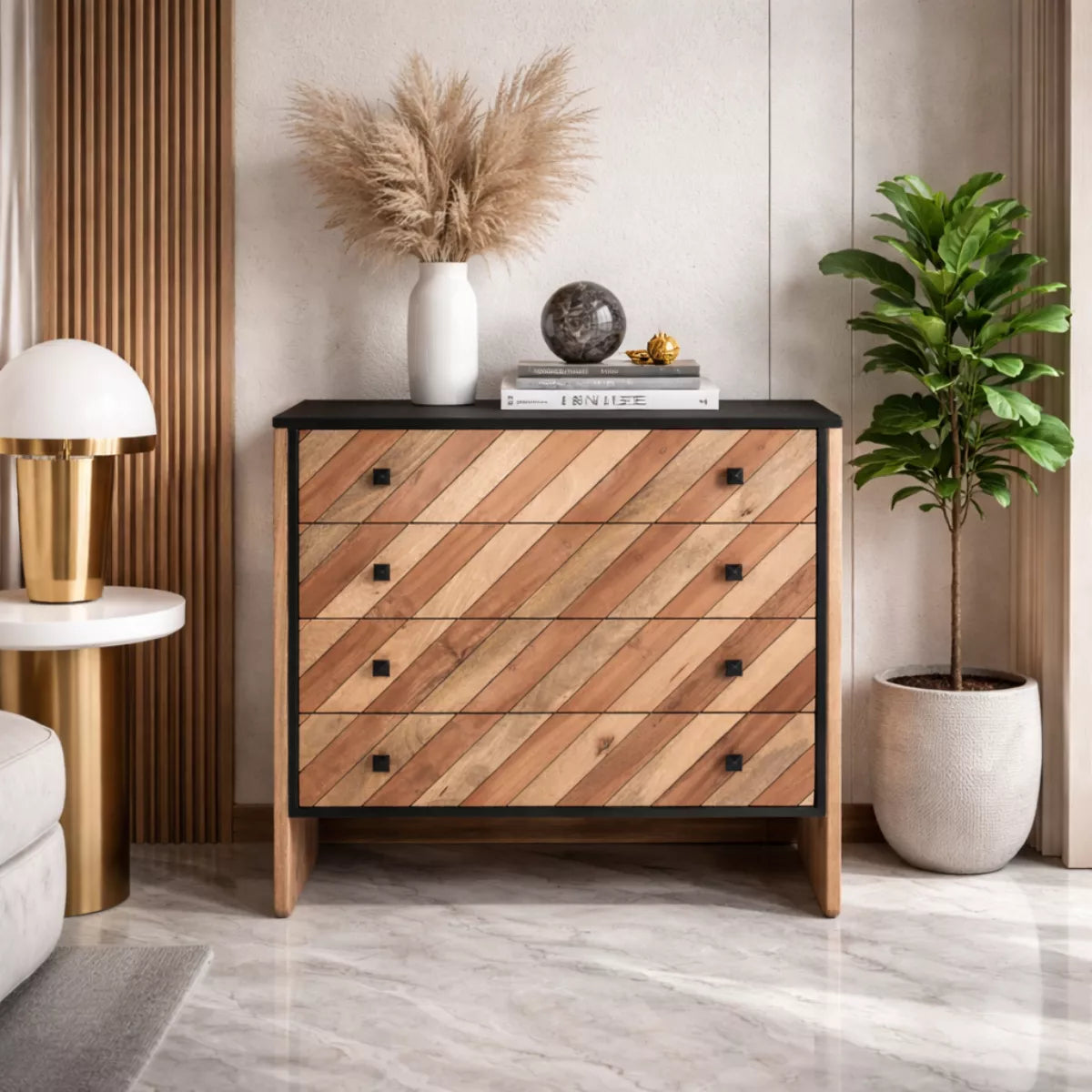 Solid Wood Chest of Drawers