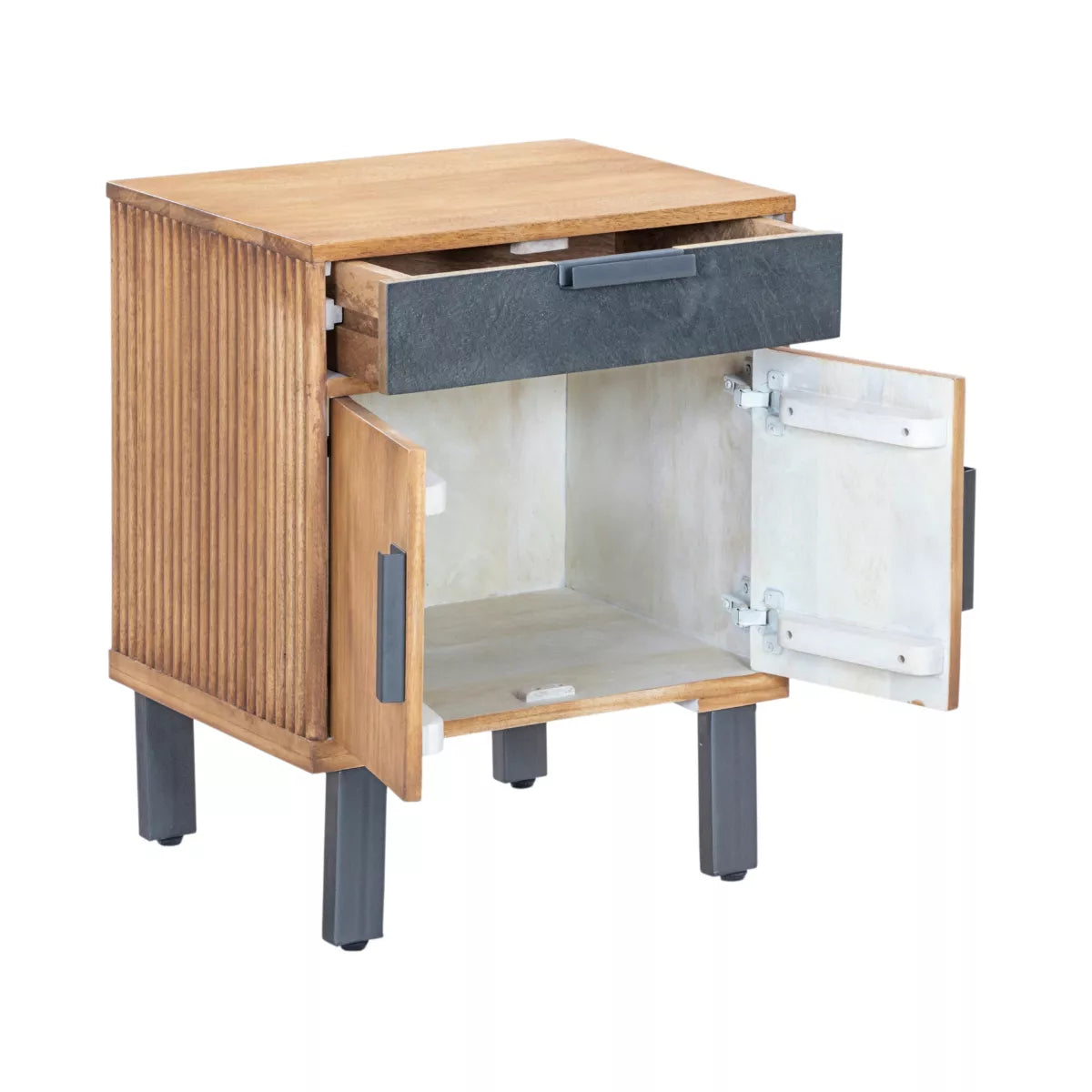 Mirevana Two-Tone Modern Bedside Table