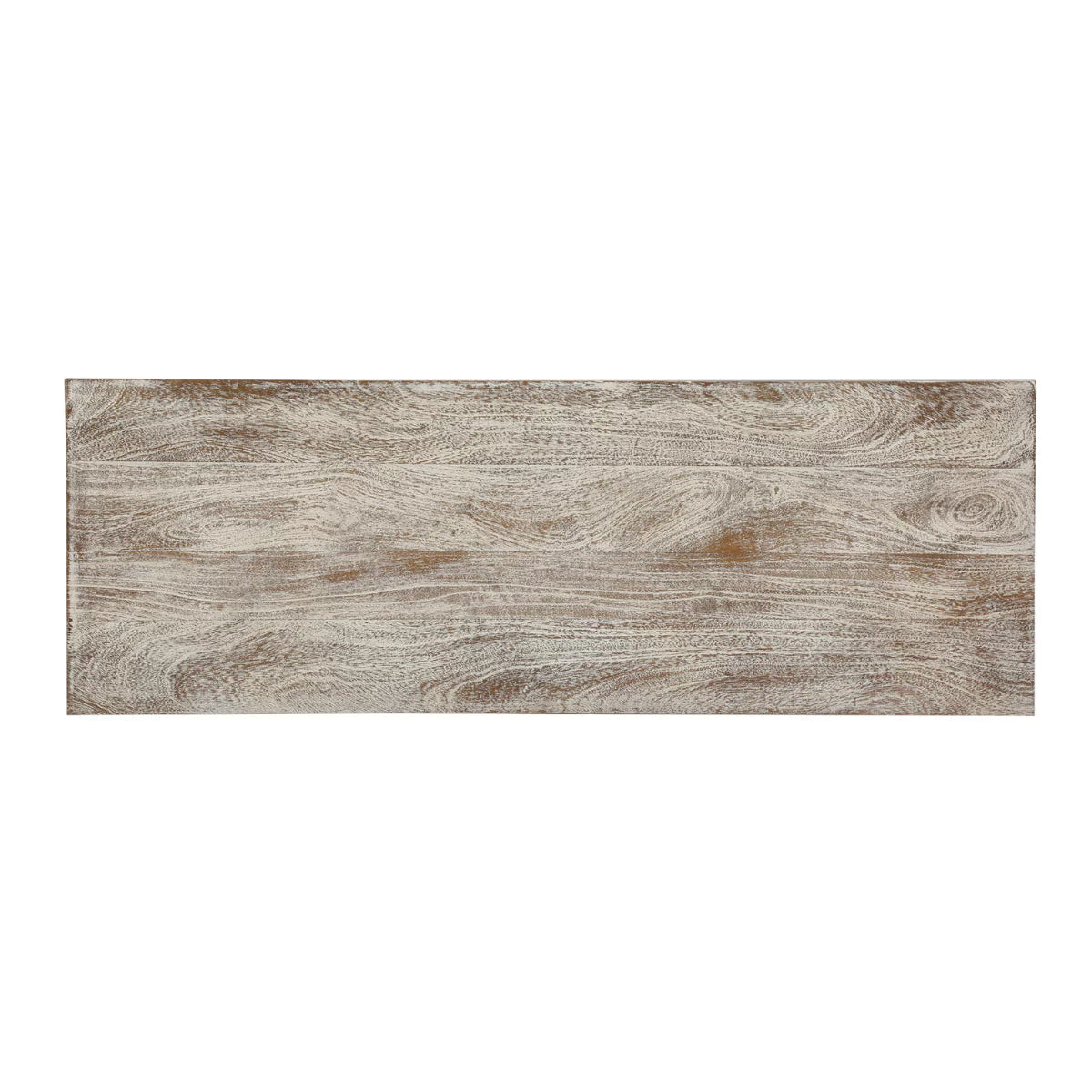 Astoria Rustic Vintage Open Console Table in Distressed Finish