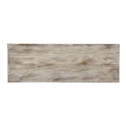 Astoria Rustic Vintage Open Console Table in Distressed Finish