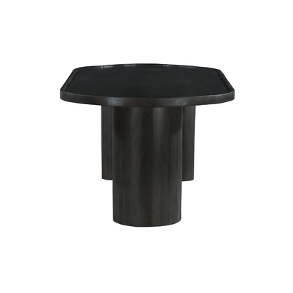 Bloomington Solid Wood Black Dining Table
