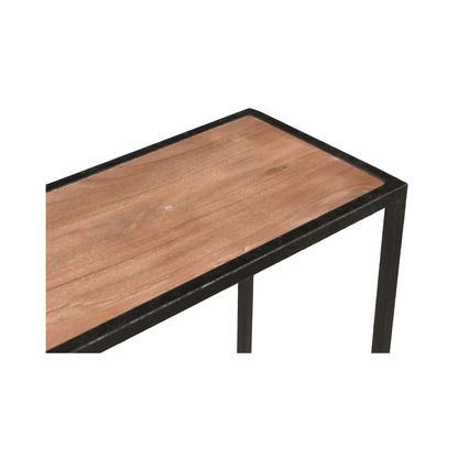 Briventa Rustic Solid Wood Console Table