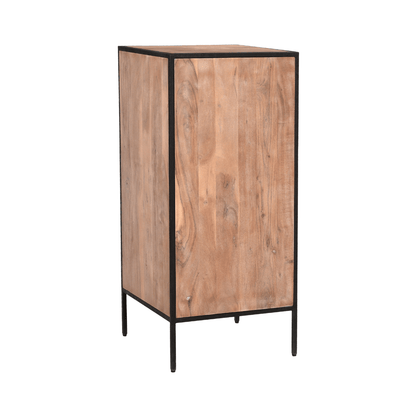 Briventa Rustic Solid Wood Tall 5 Drawer Chest