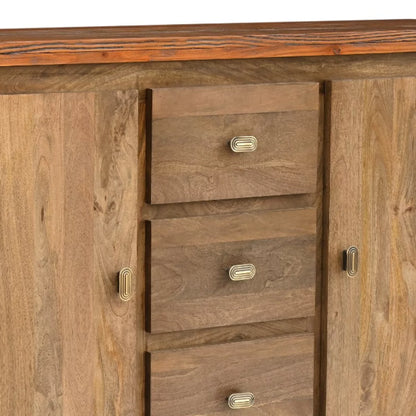 Evorence Traditional Solid Wood Sideboard - Close View