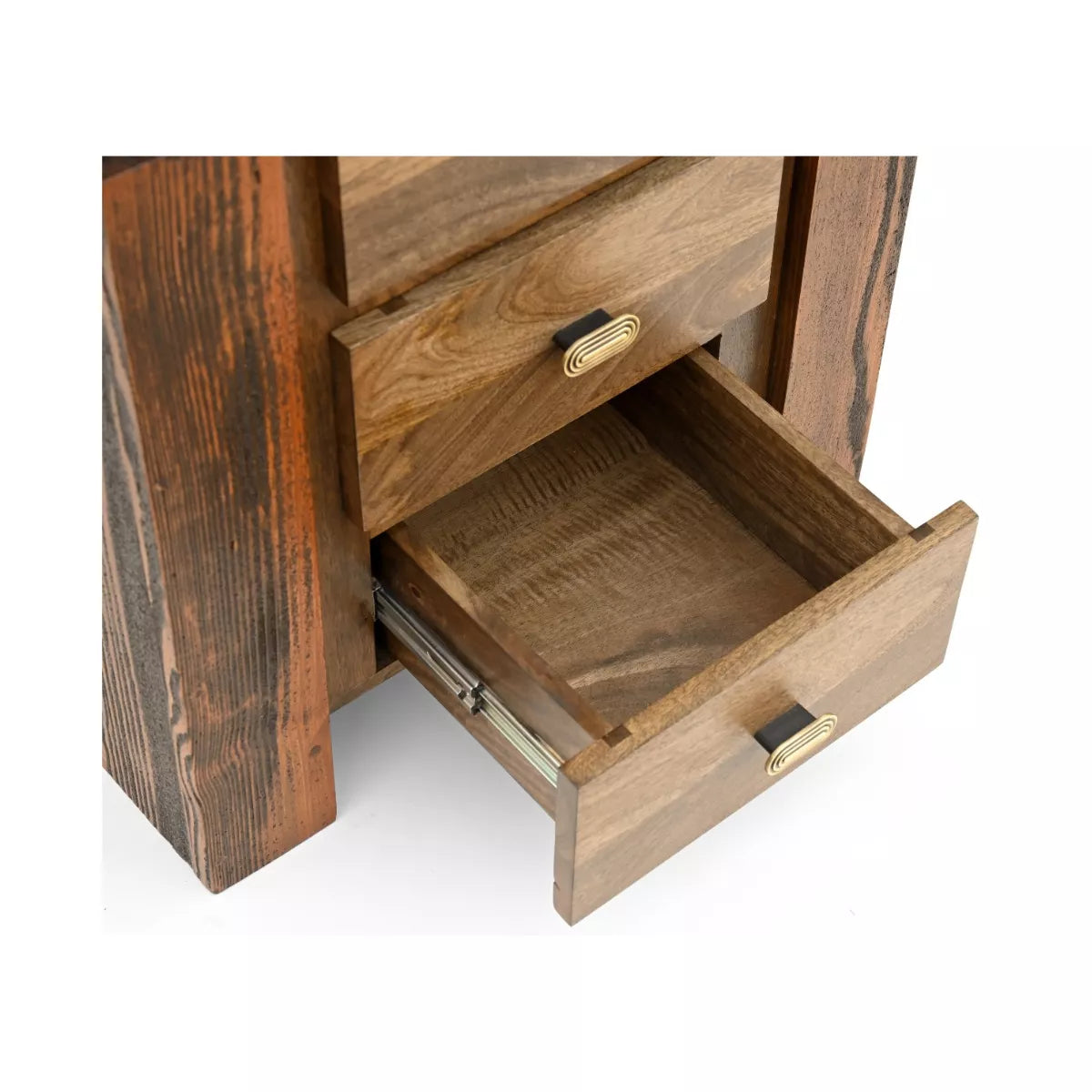 Evorence Traditional 3 Drawers Nightstand