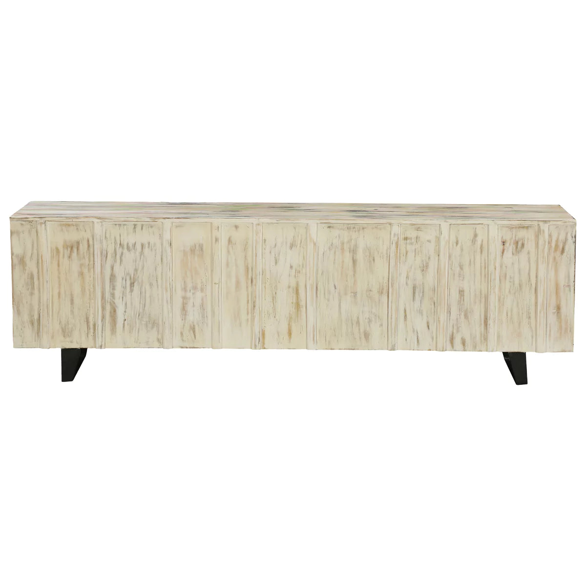 Long Island Two Tone Rustic Handcarved Media Console
