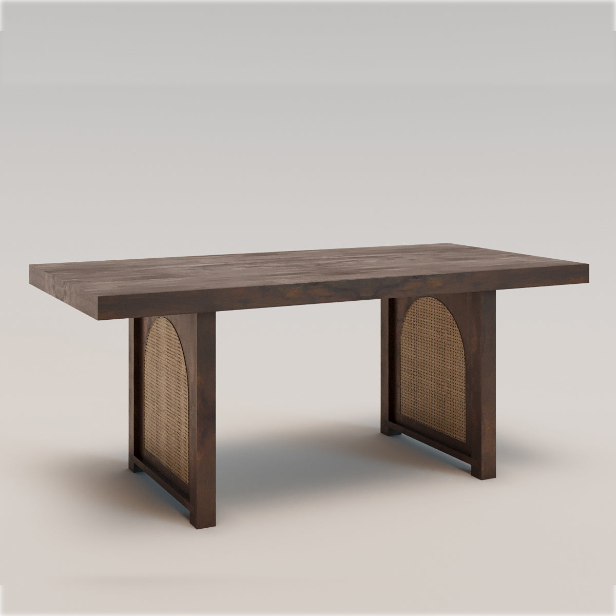 Newcastle Rattan Legs Dining Table