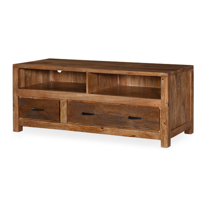 Orvencia Rustic Brown Media Console