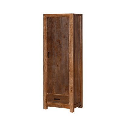 Orvencia Solid Wood Tall Narrow Wardrobe