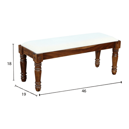 Oswego Classic Farmhouse Style Solid Wood Bench