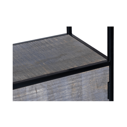 Ovela Rusitc Tall Narrow Shelving Unit