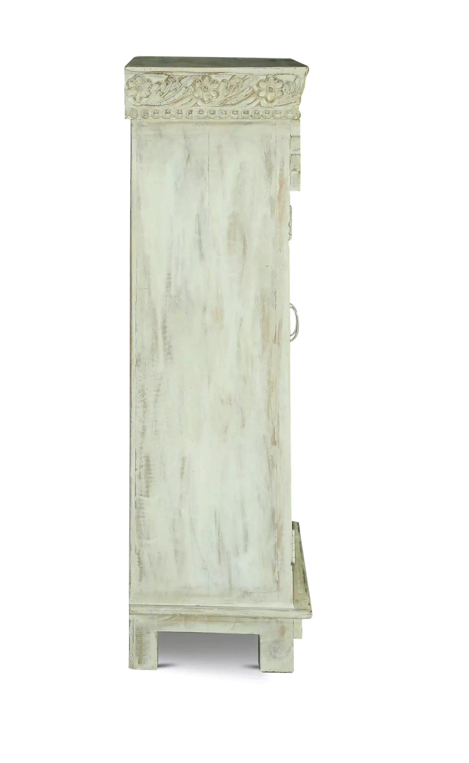 Savannah Wooden Tall Glass Door Cabinet
