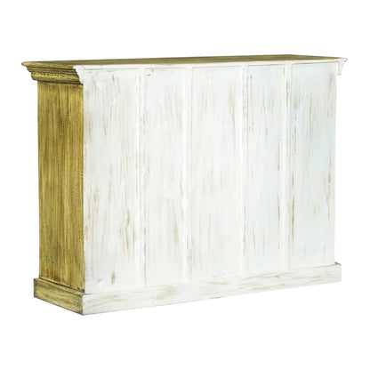 Tarnell Rustic Distressed Solid Wood Hand-Carved Small Sideboard