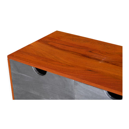 Vexlore Wooden 2 Door Small Sideboard Cabinet - Top View