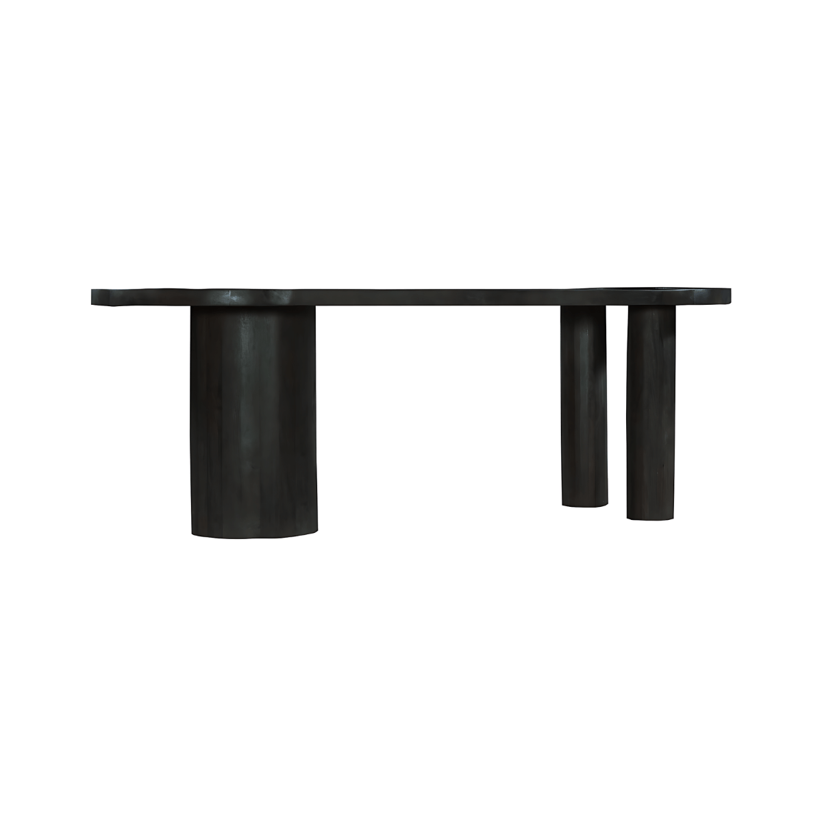 Bloomington Solid Wood Black Dining Table - Oak & Loom