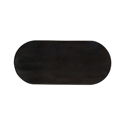 Bloomington Solid Wood Black Dining Table - Oak & Loom