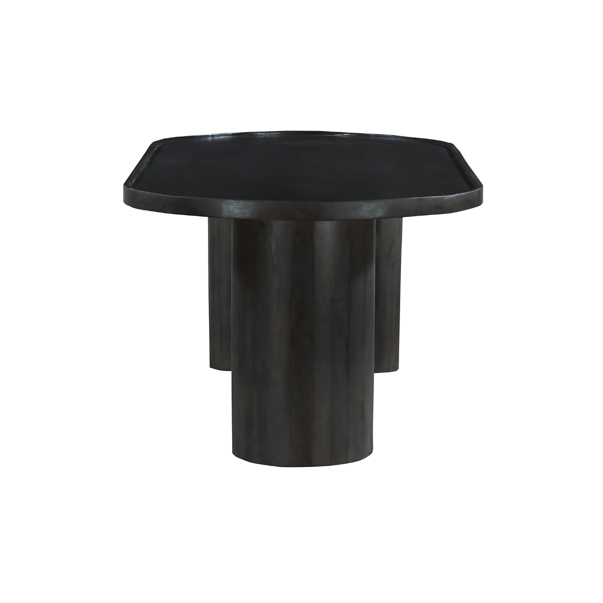 Bloomington Solid Wood Black Dining Table - Oak & Loom