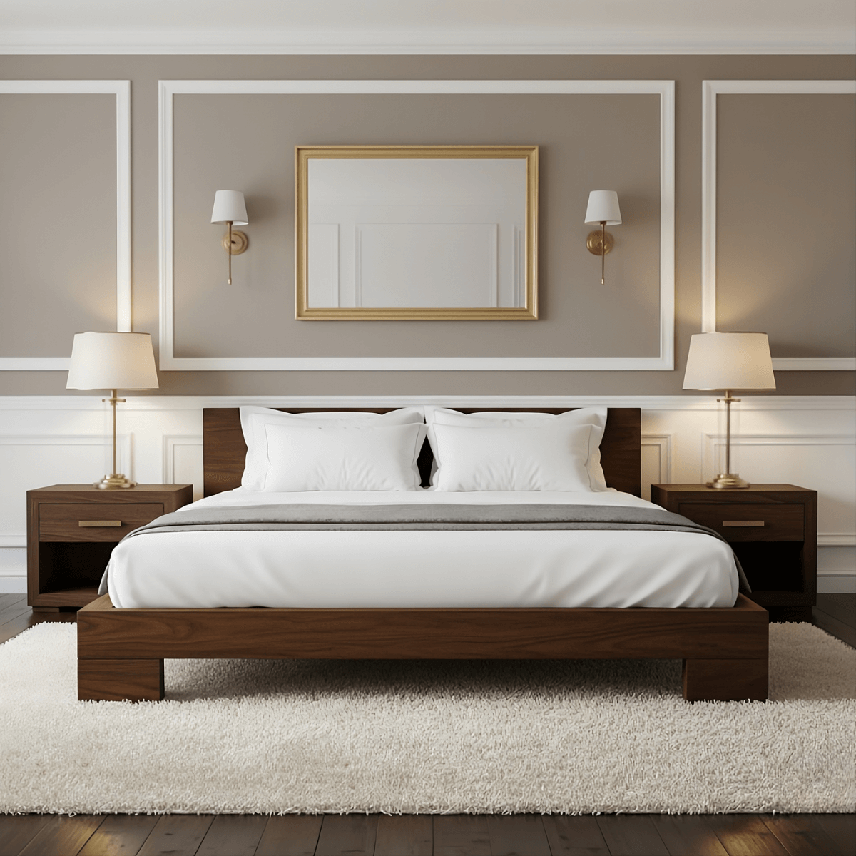 Blue Ridge Solid Wood Platform Bed - Oak & Loom