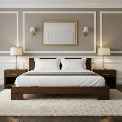 Blue Ridge Solid Wood Platform Bed - Oak & Loom