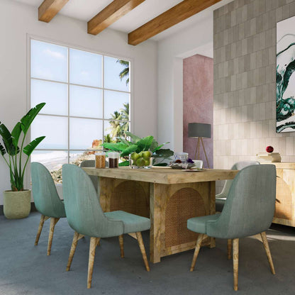 Coraopolis Modern Upholstered Dining Chair - Oak & Loom