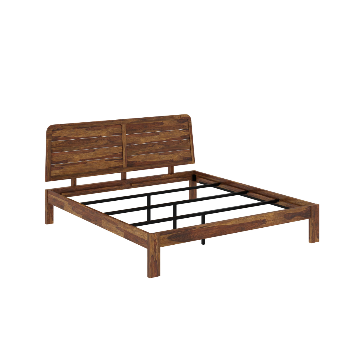 Georgetown Solid Wood Platform Bed - Oak & Loom