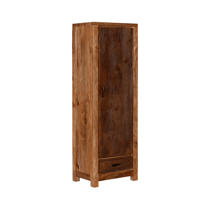 Orvencia Solid Wood Tall Narrow Wardrobe