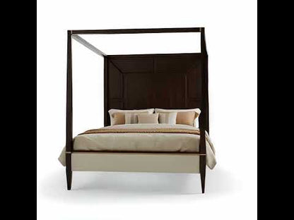 Somira Modern Solid Wood Canopfy Bed Frame - 360 Video