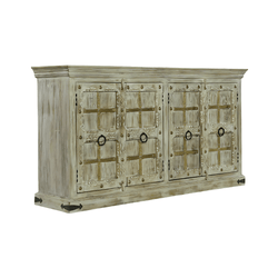 Taos Rustic Carved Wooden Sideboard – view 3 | Oak & Loom Solid Wood Furniture