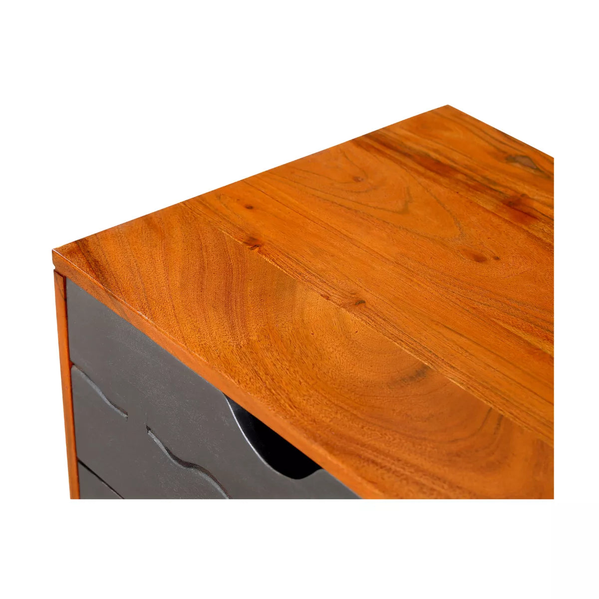 Vexlore Solid Wood Bedside Table with Drawers